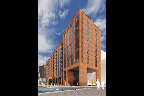 Newhall Square, Birmingham, by Associated Architects - elevation